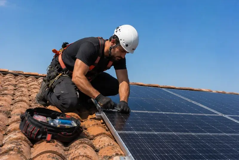 Maintenance et monitoring de panneaux solaires à Vernoux-en-Gâtine